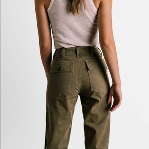 IMOGENE + WILLIE Palmore Pant Sz LG Military Utility Chic Hard to Find